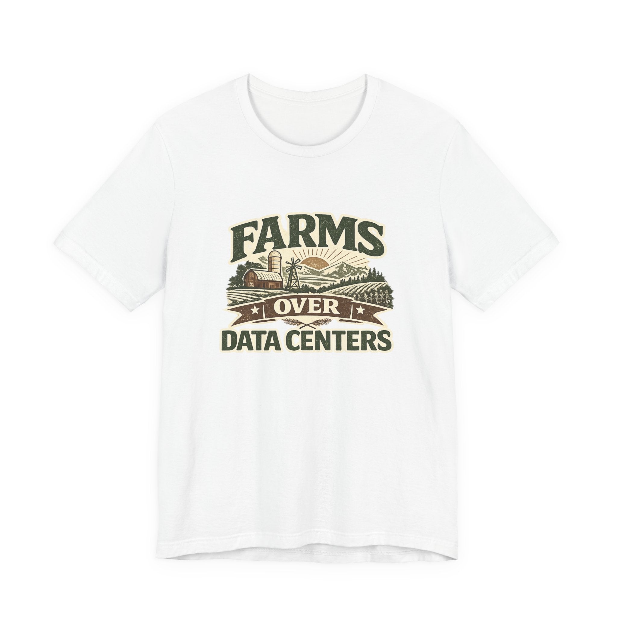 Farms Over Data Centers Tee