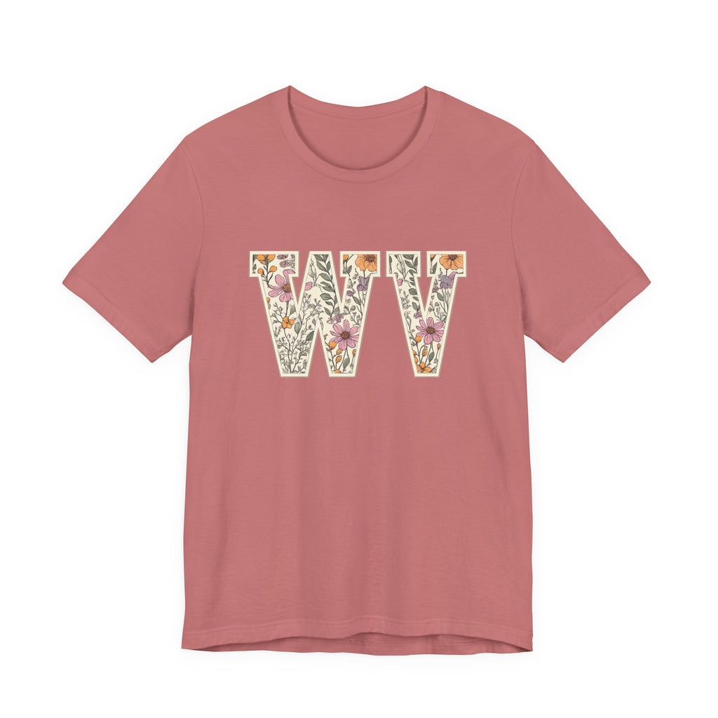 WV Botanical Letter Shirt