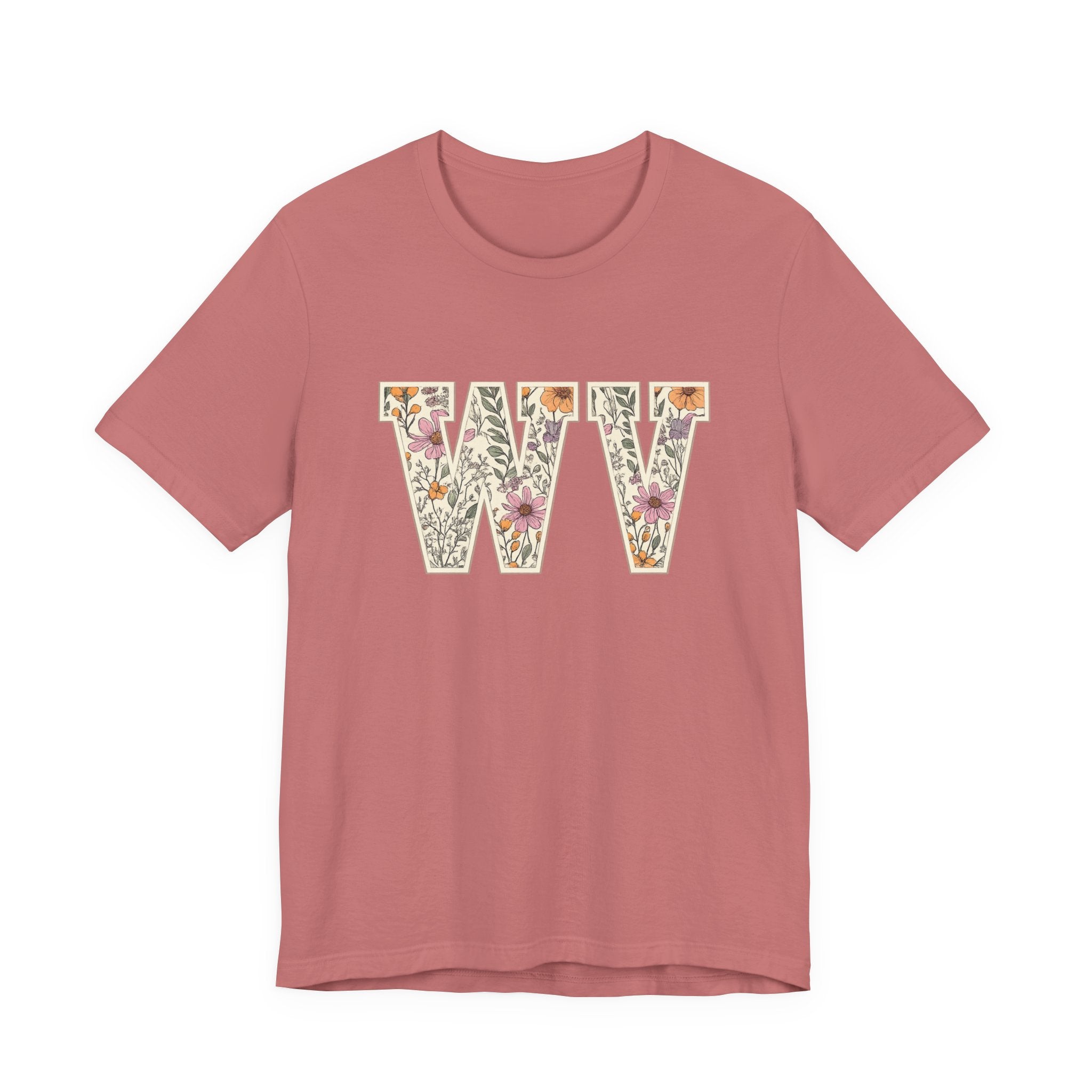 WV Botanical Letter Shirt