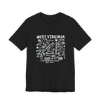 West Virginia Icons Graphic Tee (Est. 1863)
