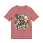 Red, White and Feral T-Shirt