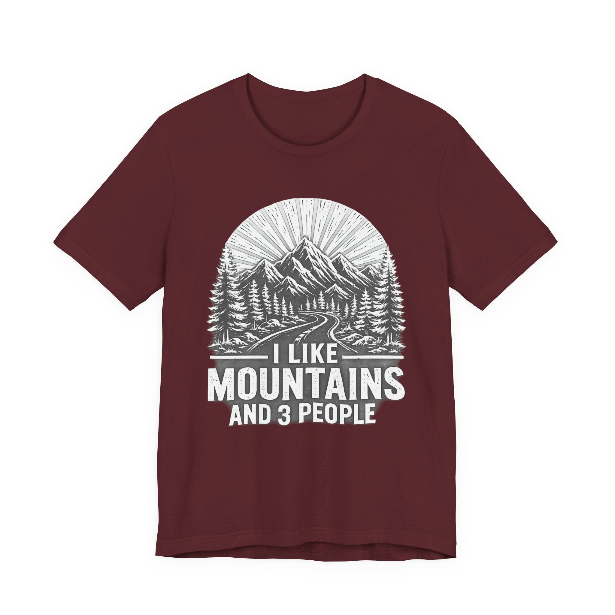 I Like Mountains And 3 People T-Shirt