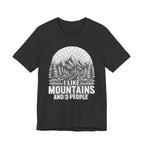 I Like Mountains And 3 People T-Shirt