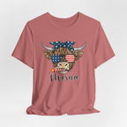 Merica Highland Cow T-Shirt