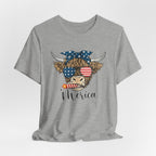 Merica Highland Cow T-Shirt