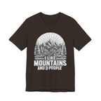 I Like Mountains And 3 People T-Shirt